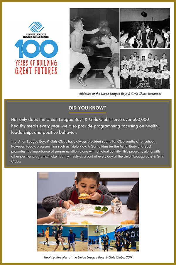 Union League Boys & Girls Club - 100th Anniversary - Our Archives - Posters
